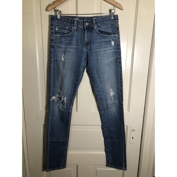 AG Adriano Goldschmied Nikki Relaxed Skinny Jeans Size 26R - Picture 1 of 11